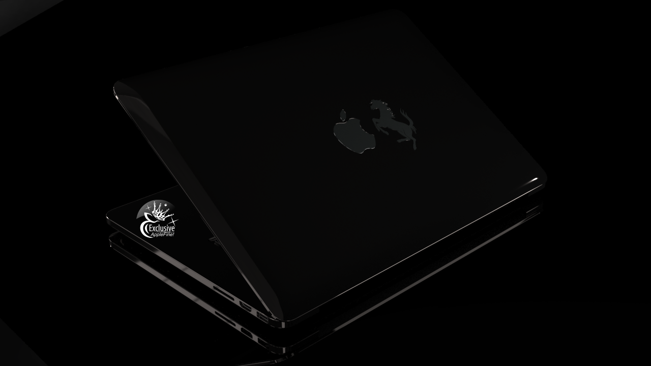 Эксклюзивный MacBook Pro Business Ferrari Black Left